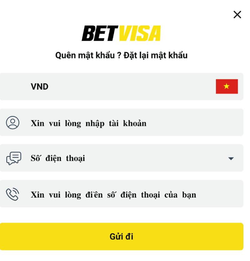 Quên mật khẩu